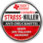 Preview: Complex Stress Killer. Anti-Druckmittel gegen den täglichen Wahnsinn. Ein besonders lustiges Antistress Mittel zum Naschen. Die Nerven immer schön beruhigen mit etwas Zucker. Die erfrischenden Pfefferminz Bonbons in der Blechdose sind bekannt aus der lust