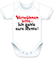 Preview: Kurzarm Babybody mit dem Spruch: Verwöhnen bitte – ich zahle eure Rente. Die grosse Show der herzigen Babybodies. Die Strampler mit den lustigen Sprüchen. Das finden nicht nur die Kleinkinder lustig, sondern vor allem auch die Erwachsenen