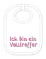 Preview: Babylätzli mit dem Spruch: Ich bin ein Volltreffer. Lustiger Latz für Babys und Kleinkinder. Ein tolles Geschenk für Neugeborene, für Eltern oder einfach zur Geburt, auf den Geburtstag oder zu Weihnachten. Die Lätze für Babie