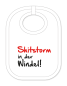 Preview: Babylätzli mit dem Spruch: Shitstorm in der Windel. Lustiger Latz für Babys und Kleinkinder. Ein tolles Geschenk für Neugeborene, für Eltern oder einfach zur Geburt, auf den Geburtstag oder zu Weihnachten. Die Lätze für Babie