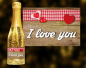 Preview: I Love You. Der exklusive Sekt mit Blattgold.  Ein einzigartiges weinhaltiges Prosecco Getränk mit einer leichten Pfirsich-Note.  Der Goldsekt wird in Österreich produziert, komponiert aus den beiden Weinen Grüner Veltl