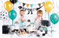 Preview: Jetzt deine Geburstag Dekoration in einer Box. Alles was du brauchst, um einen coolen Kindergeburtstag zu feiern. Das Thema lautet Dinosaurier! Alles für eine coole Geburtstagsparty. Ein Deko Set für die Kinderparty. In dieser Dekorations Box ist alles en