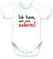 Preview: Kurzarm Babybody mit dem Spruch: Ich kam, sah und schrie. Die grosse Show der herzigen Babybodies. Die Strampler mit den lustigen Sprüchen. Das finden nicht nur die Kleinkinder lustig, sondern vor allem auch die Erwachsenen haben an diesem Geschenk v