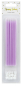 Preview: Elegante feine und schlanke Tortenkerzen in violett. Die modernen Geburtstags Kerzen werden mit Halter geliefert. Die Kuchenkerzen sind 14 cm hoch. 12 Kerzchen in einer Packung.