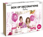 Preview: Jetzt deine Geburstag Dekoration in einer Box. Alles was du brauchst, um einen coolen Kindergeburtstag zu feiern. Das Thema lautet Prinzessin! Alles für eine coole Geburtstagsparty. Ein Deko Set für die Kinderparty. In dieser Dekorations Box ist alles ent