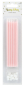 Preview: Elegante feine und schlanke Tortenkerzen in rosa. Die modernen Geburtstags Kerzen werden mit Halter geliefert. Die Kuchenkerzen sind 14 cm hoch. 12 Kerzchen in einer Packung.