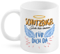 Preview: Schutzgengel, ich bin immer für Dich da. Als Kaffeetasse oder Teetasse geeignet. Beidseitig bedruckter Becher aus Keramik. Füllmenge: 300 ml Verpackt in einer schönen Kartonbox.  Ein schönes Geschenk für jemand der einen Engel als Begleiter brauchen kann.