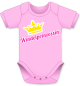 Preview: Windelprinzessin mit Krone. Die lustigen Babybodies mit Spruch. Ein witziges Geschenk für Mädchen und Jungen, ob auf die Geburt, den Geburtstag oder zu Weihnachten. Textilien erfolgreich getestet auf Hautfreundlichkeit. Alle farbigen Babybody erhältlich i