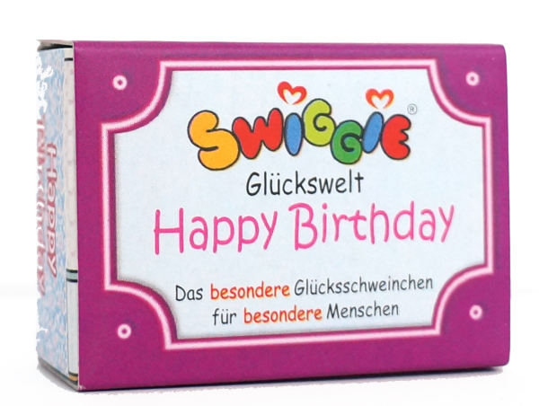 Glückssäuli Happy Birthday