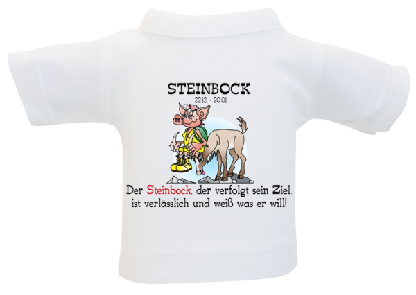 Steinbock Sternzeichen Mini-T-Shirt