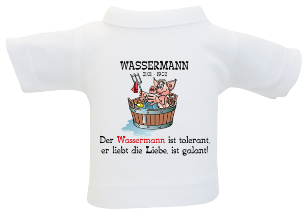 Wassermann Sternzeichen Mini-T-Shirt