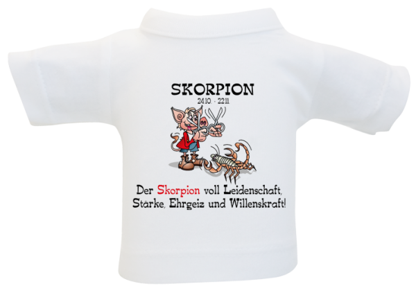 Skorpion Sternzeichen Mini-T-Shirt