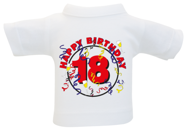 18 Happy Birthday Mini-T-Shirt