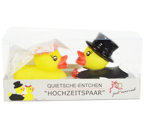 Badeenten Hochzeitspaar