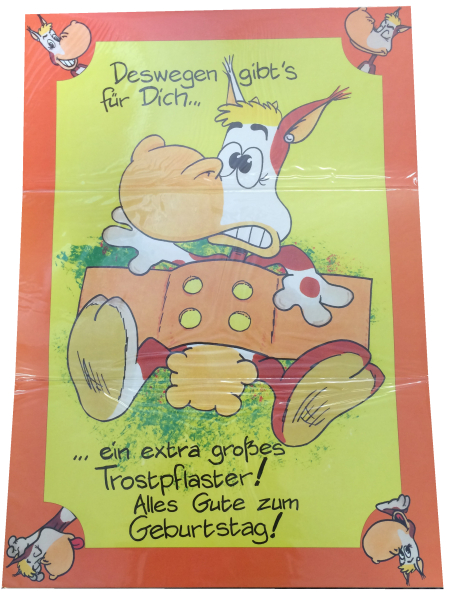 Trostpflaster Geburtstagskarte