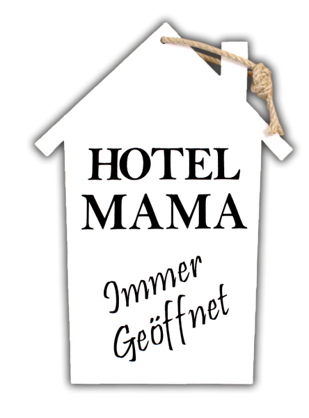 Hotel Mama Holzschild