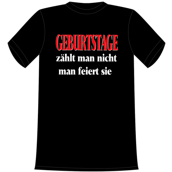 Geburtstag T-Shirt - geschenkexpress.ch