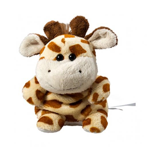 Plüschtier mit Putzfunktion Giraffe 12 cm - geschenkexpress.ch