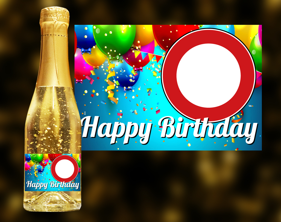 Geburtstag Tafel leer Goldsekt geschenkexpress.ch