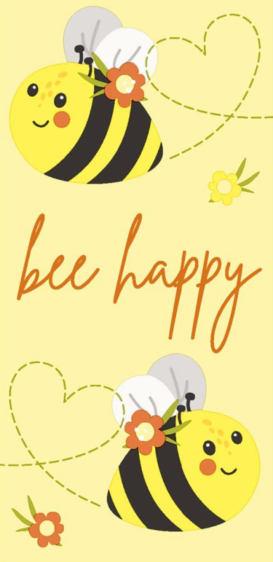 Bee Happy Biene Nastuch. Die Nastücher sind ein ideales Geschenk. Bedruckte Papiertaschentüche. Diese Designer Taschentücher haben eine wiederverschließbare Verpackung und sind 4-lagig, chlorfrei gebleicht und umweltverträglich.   Inhalt: 10 Taschentücher