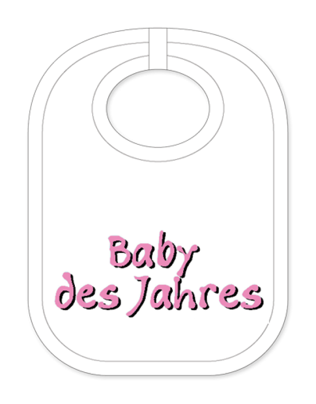 Babylätzli mit dem Spruch: Baby des Jahres.Lustiger Latz für Babys und Kleinkinder. Ein tolles Geschenk für Neugeborene, für Eltern oder einfach zur Geburt, auf den Geburtstag oder zu Weihnachten. Die Lätze für Babies sind au