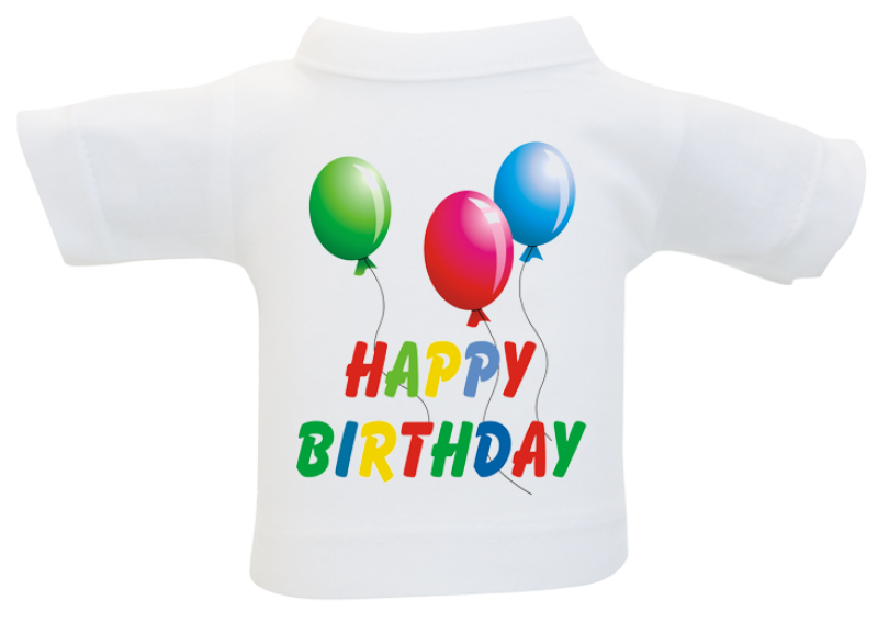 Happy Birthday Mini-T-Shirt