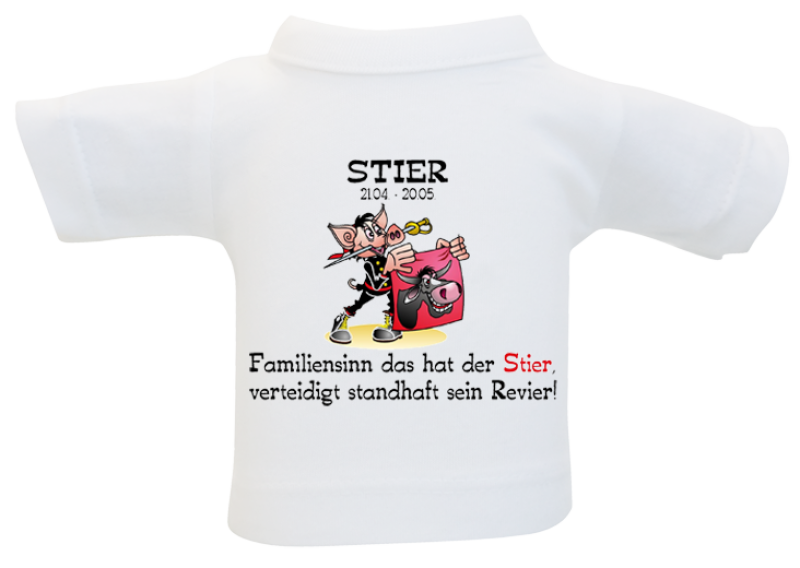 Stier Sternzeichen Mini-T-Shirt