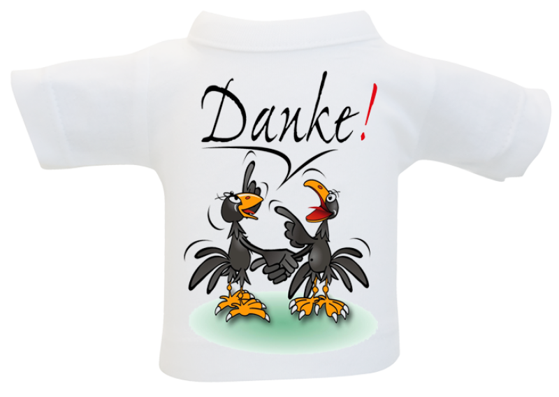 Danke Rabe Mini-T-Shirt