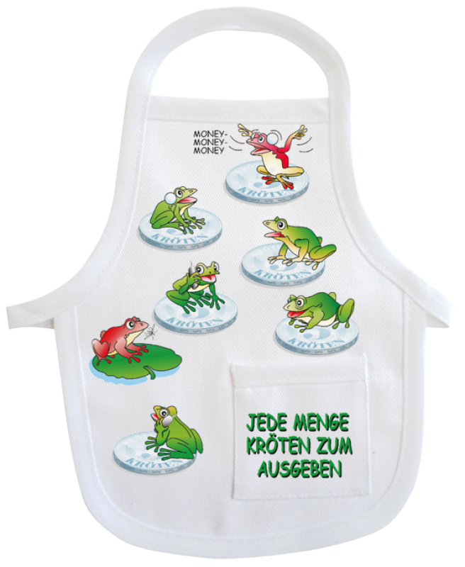 Kröten Mini-Schürze