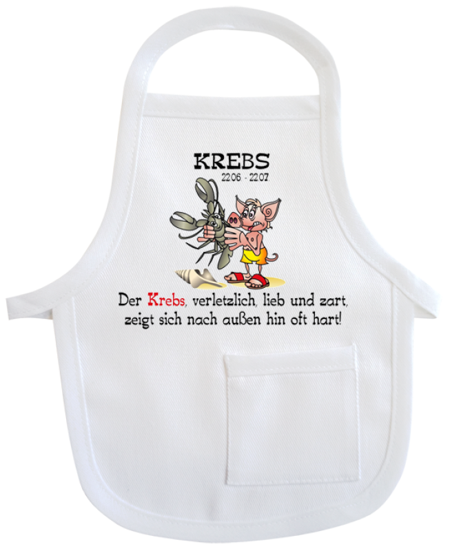 Krebs Sternzeichen Mini-Schürze