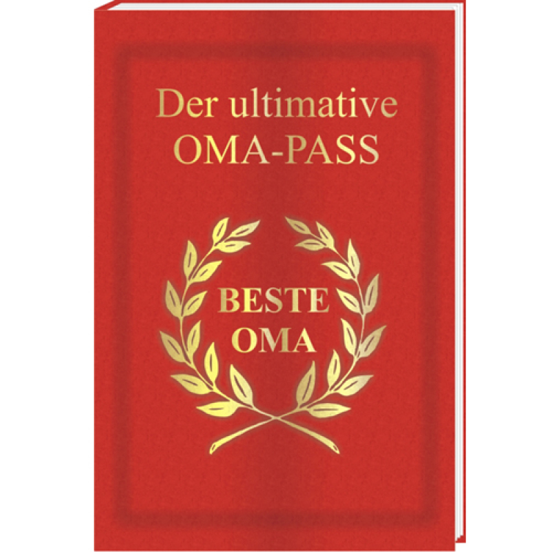 Der ultimative Oma Pass. Das ist ein Bestseller für Geschenke an die Grossmutter! Die frechsten Pässe der Welt begeistern durchweg mit lustigen und witzigen Karikaturen. Es ist mehr als nur eine Glückwunschkarte zum Verschenken. Mit einer p