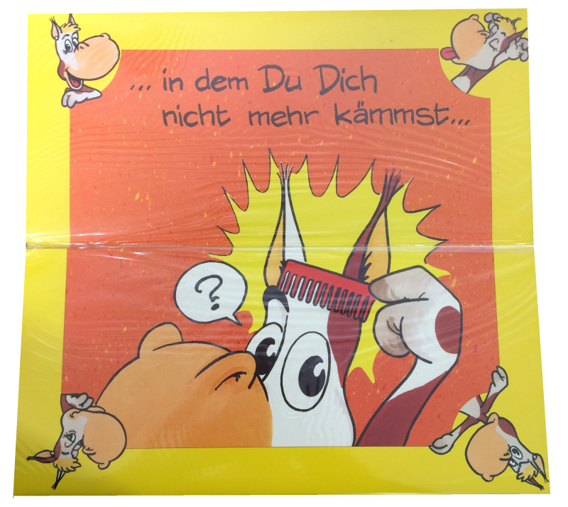 Glatze Geburtstagskarte