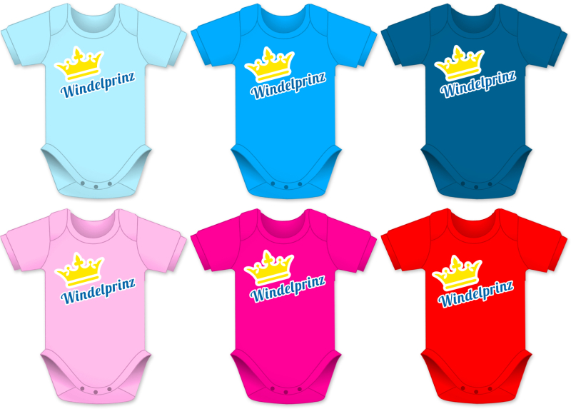 Windelprinz Krone Babybody