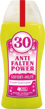 Anti Falten Power Soforthilfe. Das lustige Frauen Duschmittel zum 30. Geburtstag. Damit kann sich die Frau unter der Dusche einseifen. Die Shampoo Flasche ist meinem lustigen Spruch bedruckt. Ideal als witziges Geschenk für Frauen zum Geburtstag mit der Z