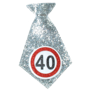 Mini Krawatte 40. Geburtstag