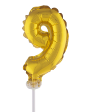 Mini Zahlenballon 9