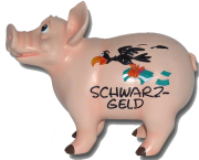 Sprechendes Sparschwein Schwarzgeld