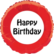 Happy Birthday, ein Geburtstagsballon. Im beliebten Desgin von einem Verkehrsschild. Dieser Folienballon kann mit Helium / Ballongas gefüllt werden. Den Ballon können sie aber auch mit Luft aufblasen. Dazu einfach ein Strohhalm nehmen, in die Öffnung einf
