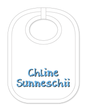 Babylätzli mit dem Spruch: Chline Sunneschii. Lustiger Latz für Babys und Kleinkinder. Ein tolles Geschenk für Neugeborene, für Eltern oder einfach zur Geburt, auf den Geburtstag oder zu Weihnachten. Die Lätze für Babies sind