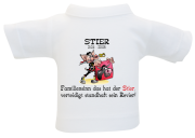 Stier Sternzeichen Mini-T-Shirt