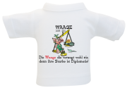 Waage Sternzeichen Mini-T-Shirt