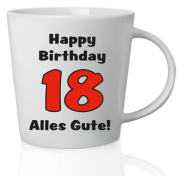 18. Geburtstag Tasse