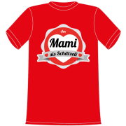 Am Mami sis Schätzeli. T-Shirt für Kinder. Ein tolles Geschenk für Mädchen und Jungen, die Schweizer Fan sind. Egal ob Fussball, Eishockey, Badminton oder ein anderer Sport. Leibchen in verschiedenen Kinder Grössen erhältlich. Aus Baumwolle. Farbe rot.