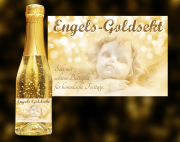 Engels-Goldsekt. Der exklusive Sekt mit Blattgold. <span>Ein einzigartiges weinhaltiges Prosecco Getränk mit einer leichten Pfirsich-Note. </span>Der Goldsekt wird in Österreich produziert, komponiert aus den beiden Weinen Grüner 