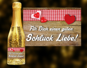 Für Dich einen guten Schluck Liebe! Der exklusive Sekt mit Blattgold. <span>Ein einzigartiges weinhaltiges Prosecco Getränk mit einer leichten Pfirsich-Note. </span>Der Goldsekt wird in Österreich produziert, komponiert aus den be