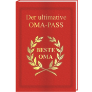 Der ultimative Oma Pass. Das ist ein Bestseller für Geschenke an die Grossmutter! Die frechsten Pässe der Welt begeistern durchweg mit lustigen und witzigen Karikaturen. Es ist mehr als nur eine Glückwunschkarte zum Verschenken. Mit einer p