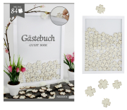Gästebuch im Bilderrahmen Kleeblatt
