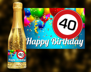 40. Geburtstag Goldsekt