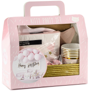 Jetzt deine Geburstag Dekoration in einer Box. Alles was du brauchst, um ein cooles Geburtstagsfest zu feiern. Das Thema lautet Rosa! Alles für eine coole Geburtstagsparty. Ein Deko Set mit dem Motto ROSA HAPPY BIRTHDAY PARTY. In dieser Box ist alles enth