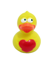 Herz Badeente